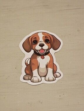 10/$10 Stickers Decal - Beagle Puppy Kawaii Animal Sticker - New